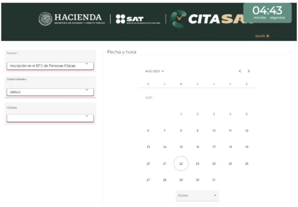 SAT calendar