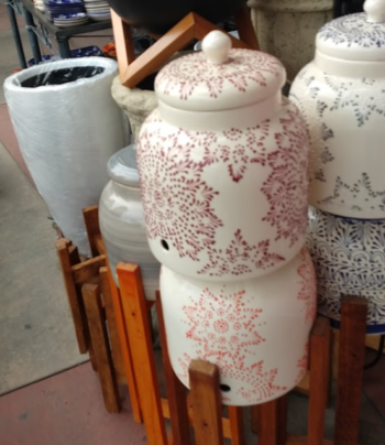 ceramic water container