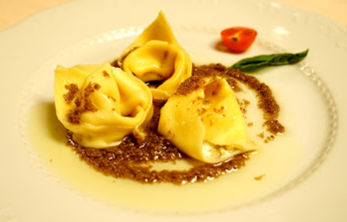 Handmade ravioli 