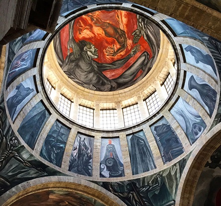 How to Enjoy the 2026 World Cup in Guadalajara 12 Jose Clemente Orozco murals in Hospicio Cabanas in Guadalajara.