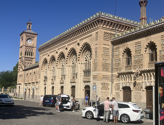 The train station in Toledo, Spain