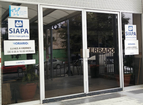 A SIAPA office in Guadalajara.