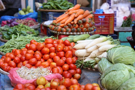 Fresh vegetables in street markets are rising in price in Mexico.